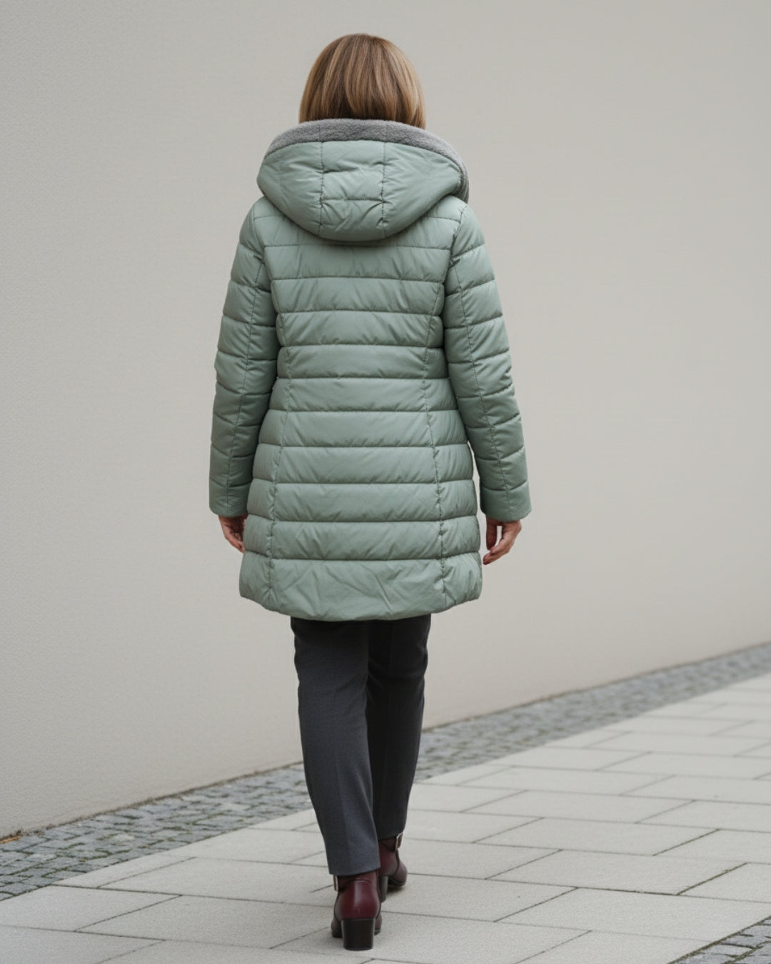 Fleece Lined Puffer Coat