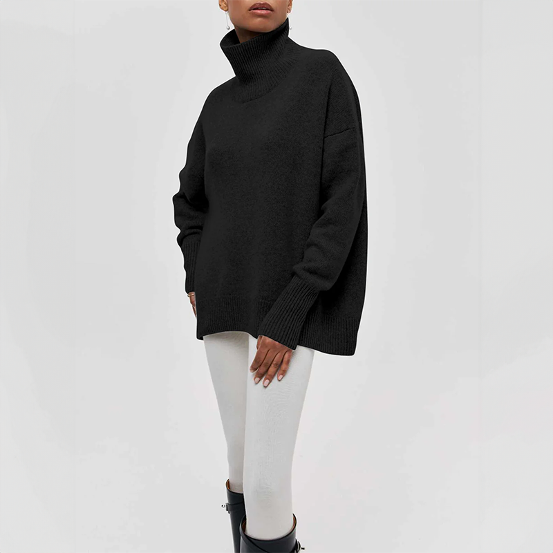 Amelia | Elegant turtleneck knit sweater