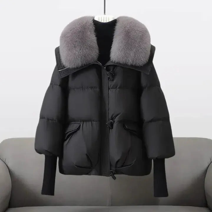 Lina™ | Winter Coat with Luxurious Fur Collar 