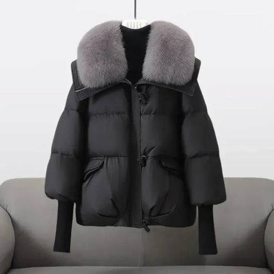 Lina™ | Winter Coat with Luxurious Fur Collar 