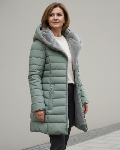 Fleece Lined Puffer Coat