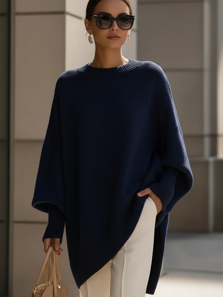 Mandy – Poncho Oversized Élégance Sans Effort