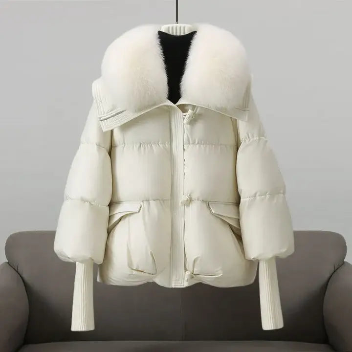 Lina™ | Winter Coat with Luxurious Fur Collar 