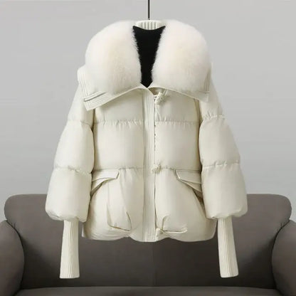 Lina™ | Winter Coat with Luxurious Fur Collar 