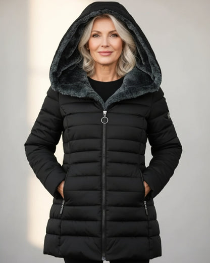 Fleece Lined Puffer Coat