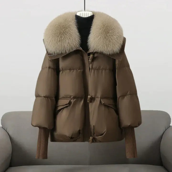 Lina™ | Winter Coat with Luxurious Fur Collar 