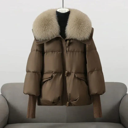 Lina™ | Winter Coat with Luxurious Fur Collar 