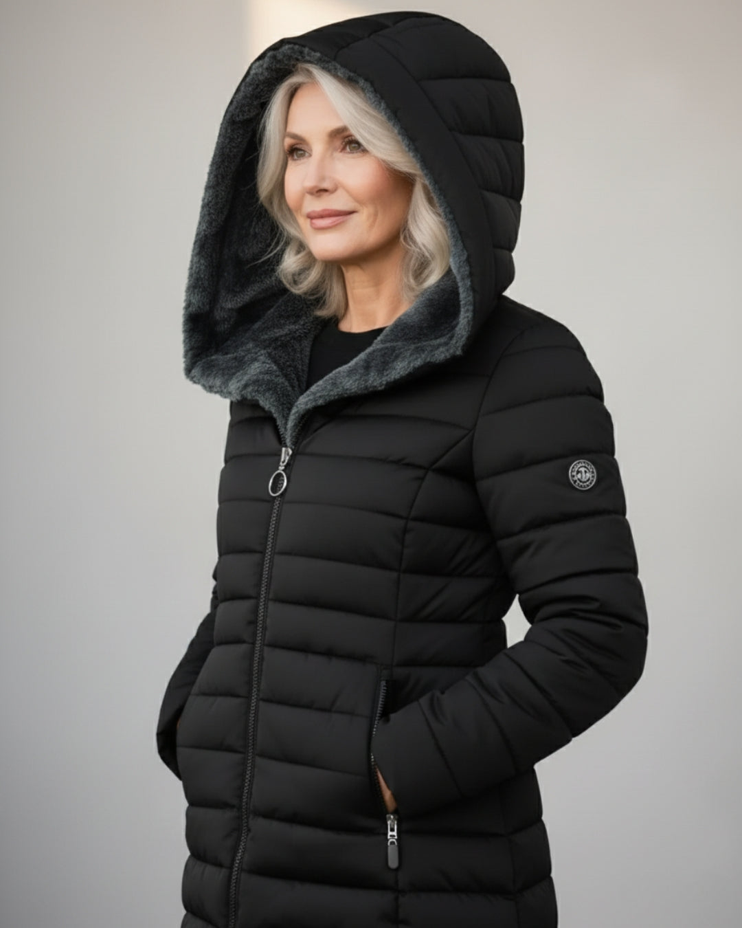 Fleece Lined Puffer Coat