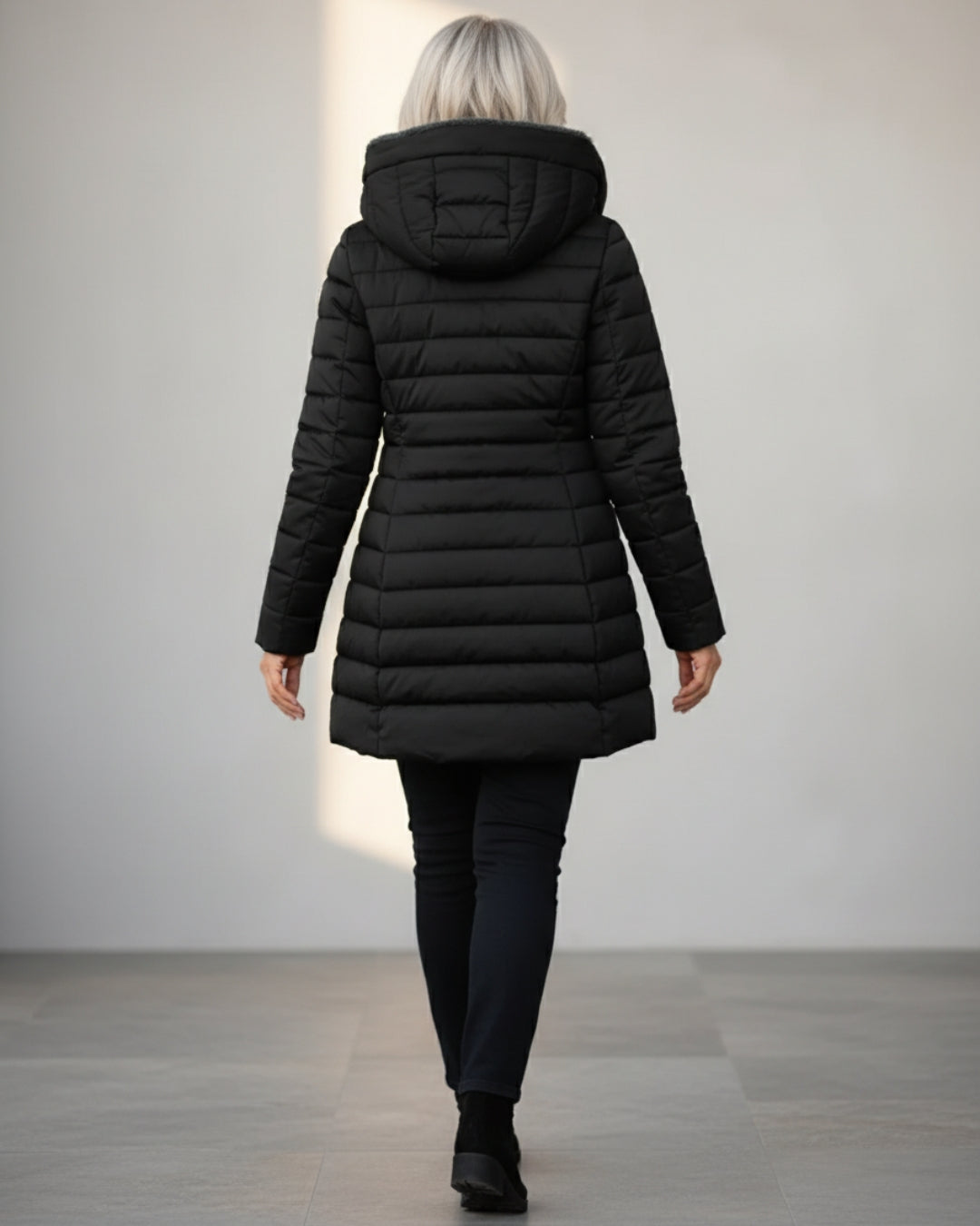 Fleece Lined Puffer Coat