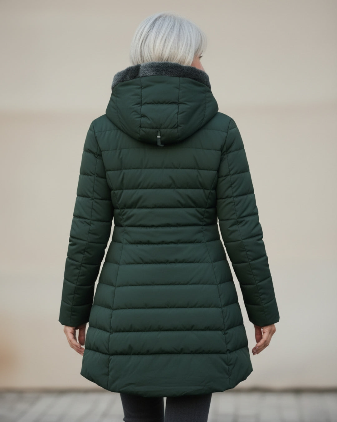 Fleece Lined Puffer Coat