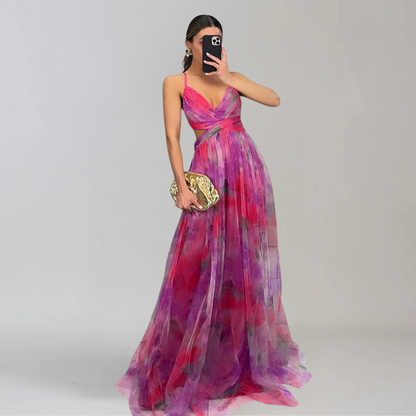 GIADA™ | ROBE LÉGÈRE AVEC MOTIF FLORAL