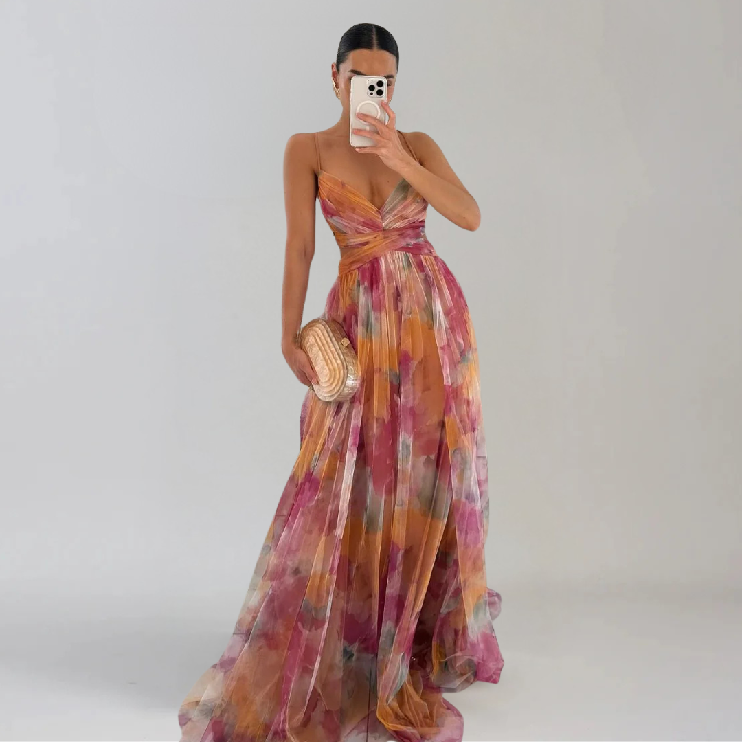 GIADA™ | ROBE LÉGÈRE AVEC MOTIF FLORAL