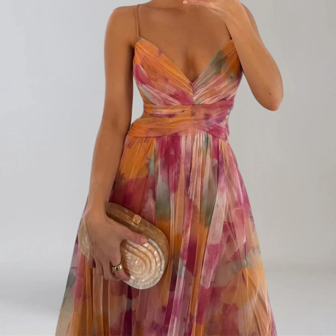 GIADA™ | ROBE LÉGÈRE AVEC MOTIF FLORAL