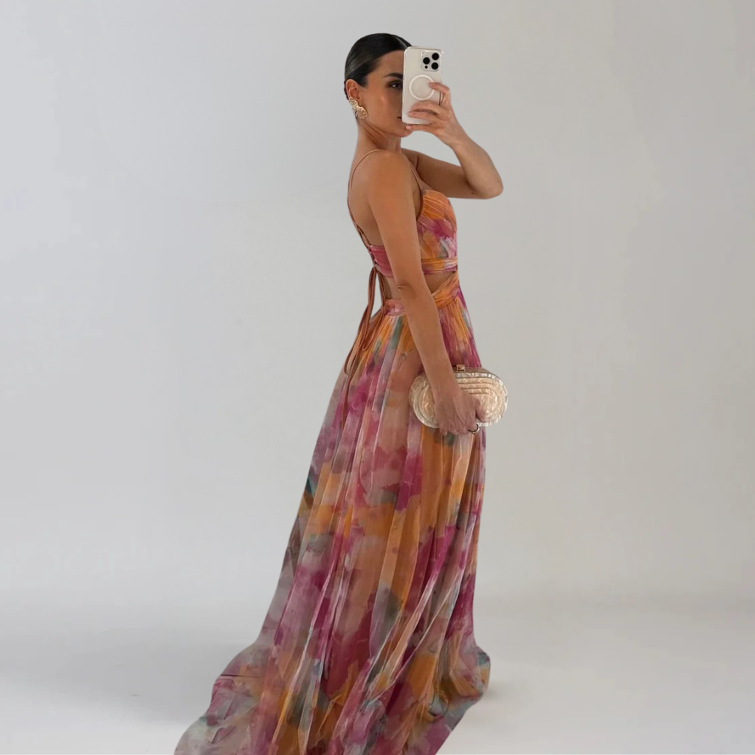 GIADA™ | ROBE LÉGÈRE AVEC MOTIF FLORAL