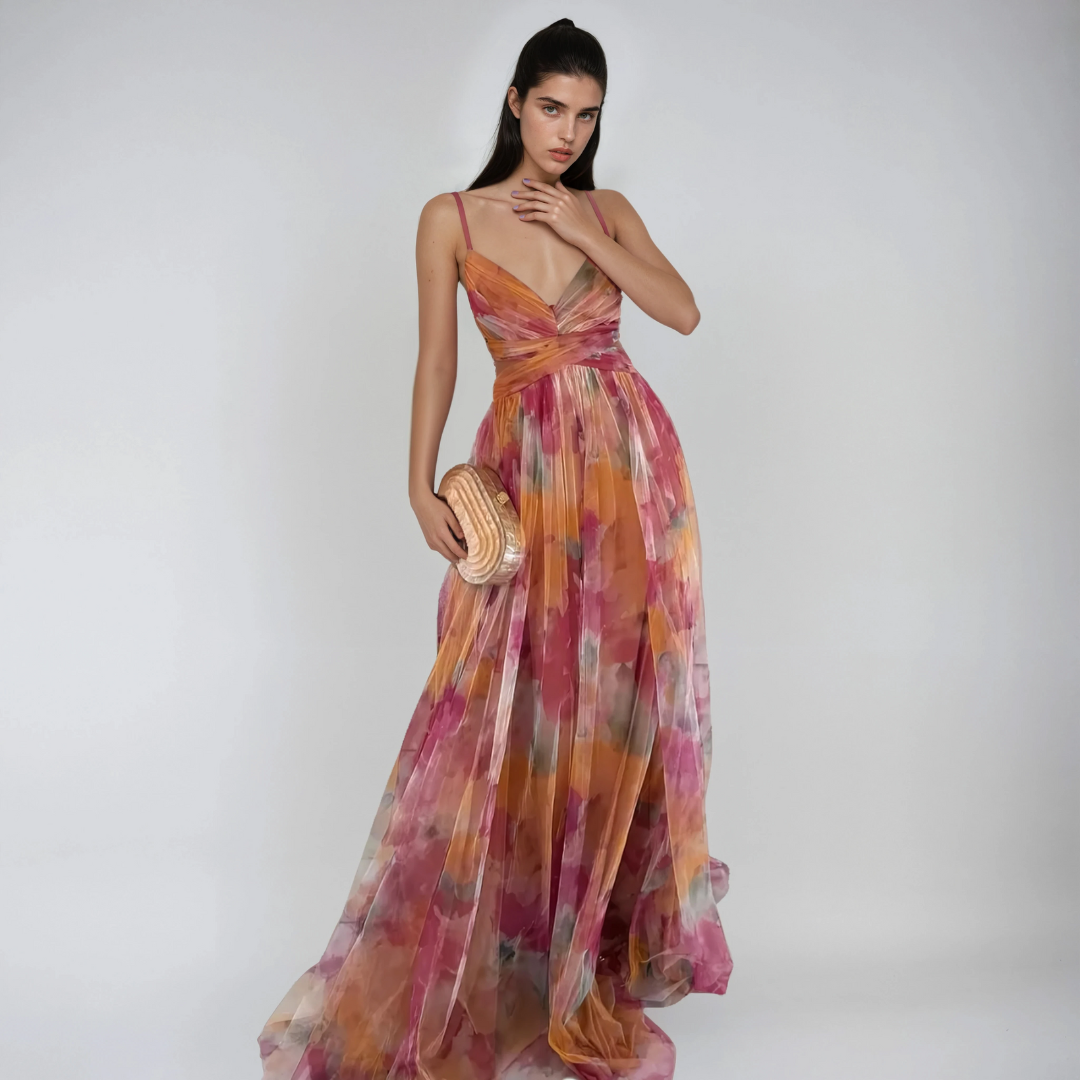 GIADA™ | ROBE LÉGÈRE AVEC MOTIF FLORAL