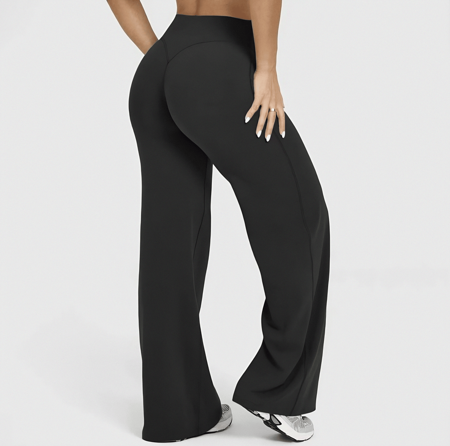 Pantalon droit taille haute SoftFlex