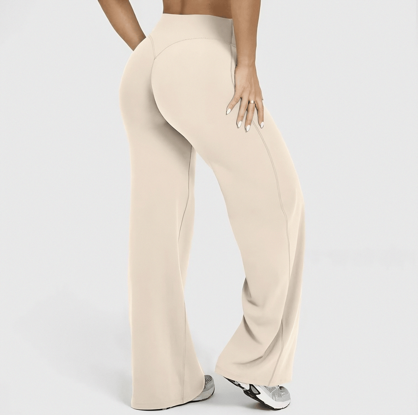Pantalon droit taille haute SoftFlex