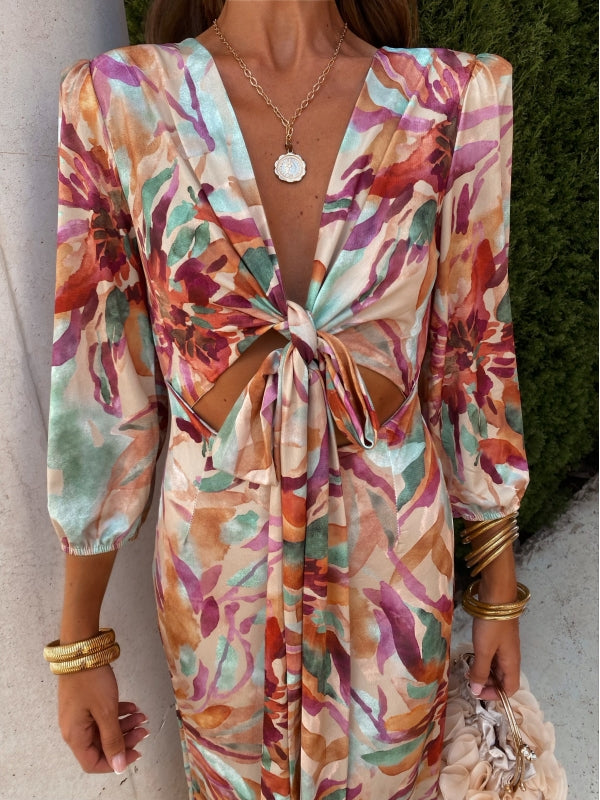 Danika | Robe élégante avec découpe