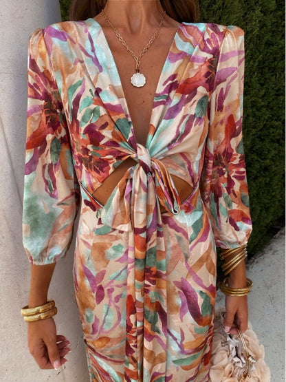 Danika | Robe élégante avec découpe