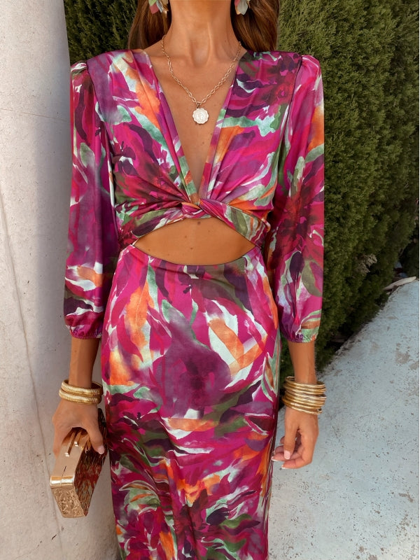 Danika | Robe élégante avec découpe